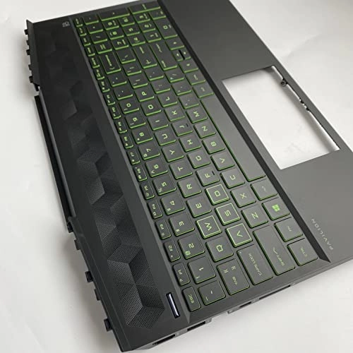 15-DK - Upper Case Palmrest Backlit Keyboard Green