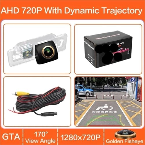 Rear View Camera Fisheye - Night vision Wired 1080P