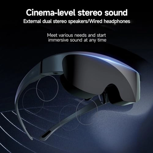 Smart Glasses - 400 Inch 1080p 0 to 600° Myopia