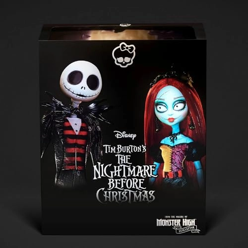 Jack and Sally Doll Set - 12 inches 10.5 inches Ages 15+