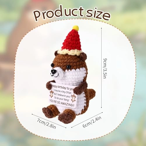 Sea Otter - 8 cm Crochet