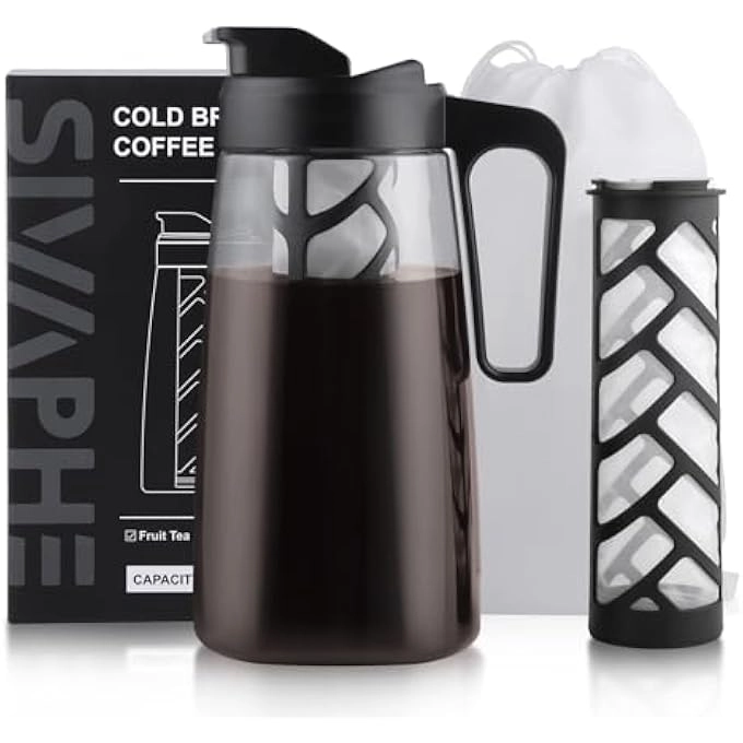 Sivaphe Cold Brew - 64Oz Reusable Mesh Filter