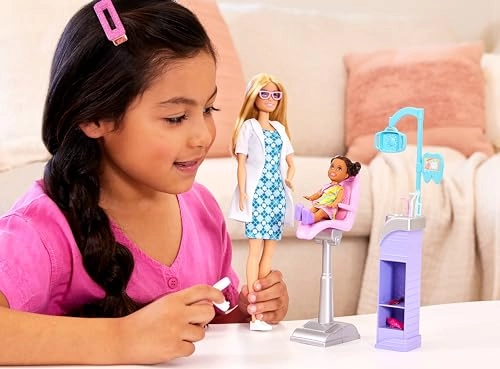 Careers Dentist Doll and Playset - 2 Dolls Ages 3+