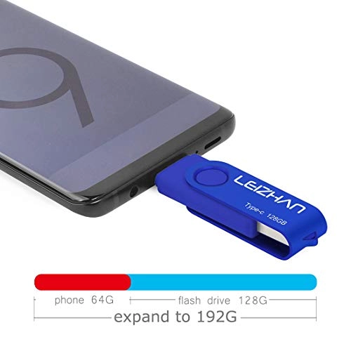 Type-C USB Flash Drive - USB 3.0 USB-C USB-A 128GB