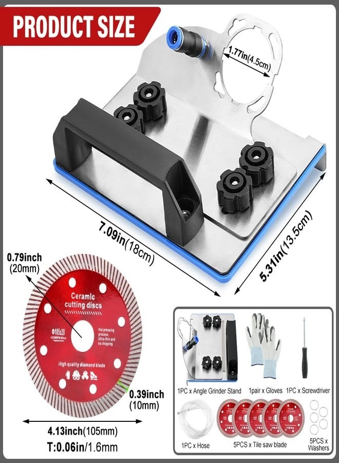 45 Degree Tile Chamfering Stand - 100-Type Universal Angle Grinder