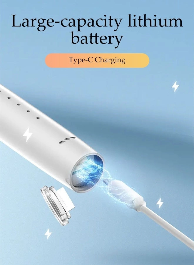 Sonic Electric Toothbrush - 3 Brush Heads Rechargeable 2 Minutes Smart Timer