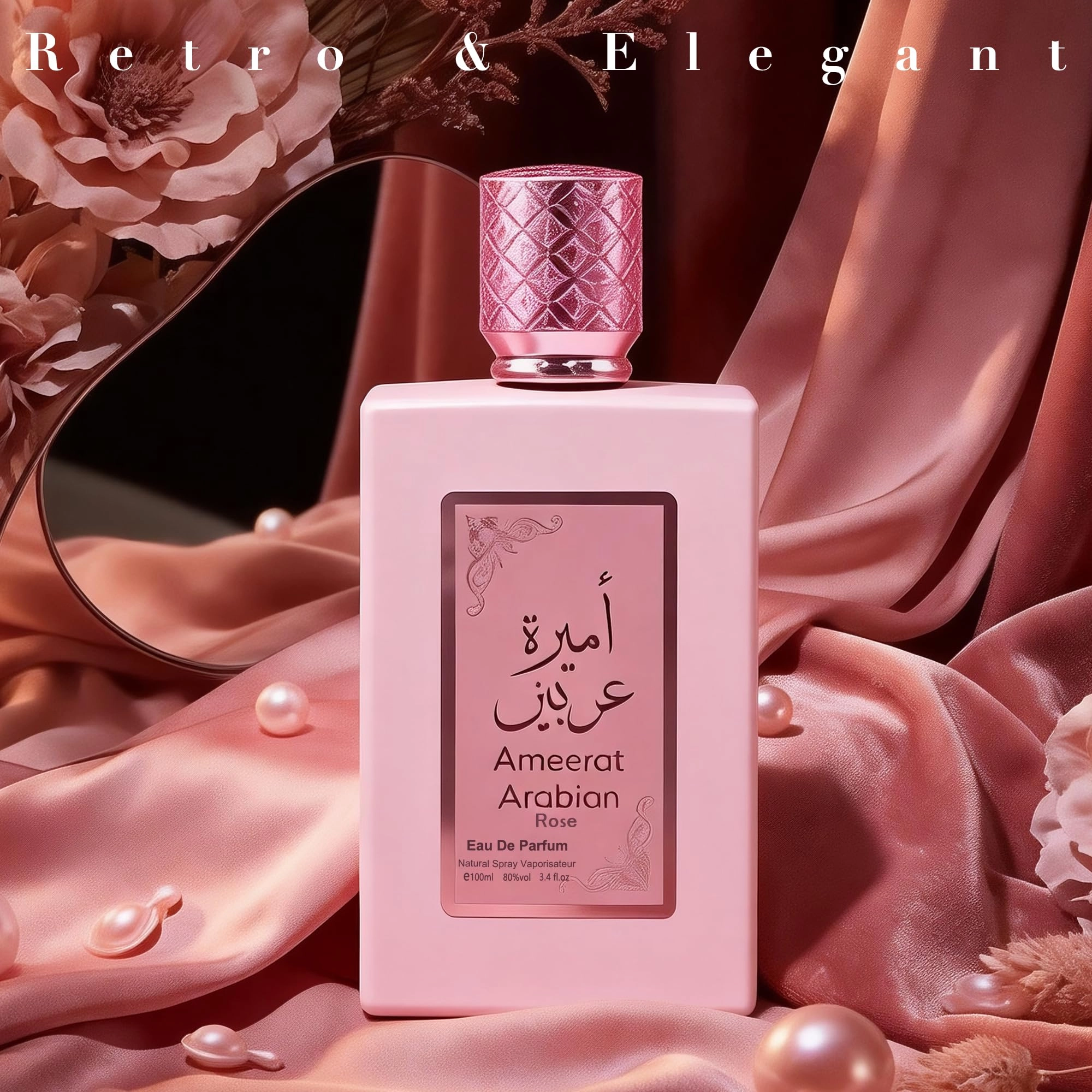 Ameerat Arabian Rose - Eau de Parfum 3.4 Fl Oz
