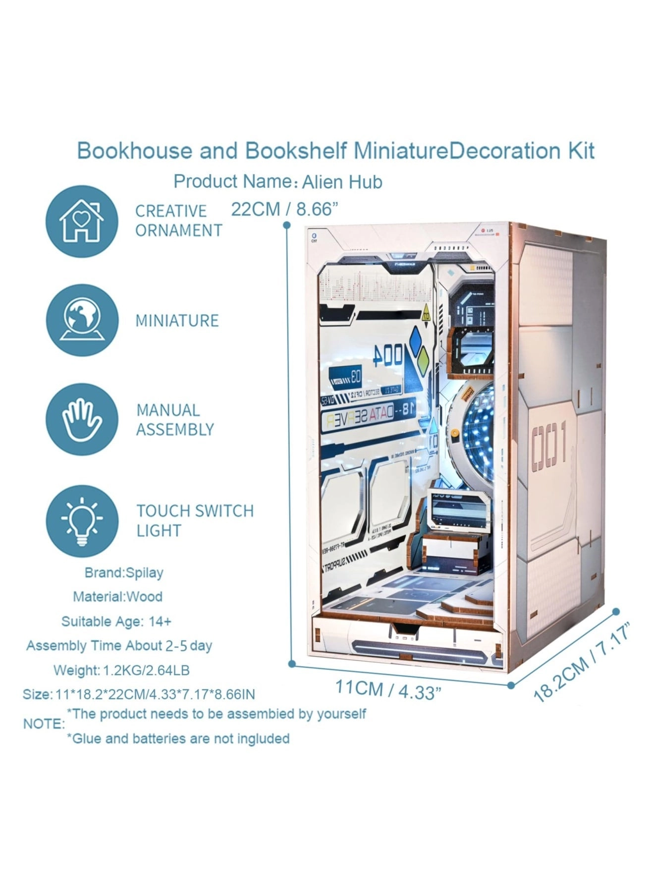 Book Nook Kit - Painter's Day at Dusk