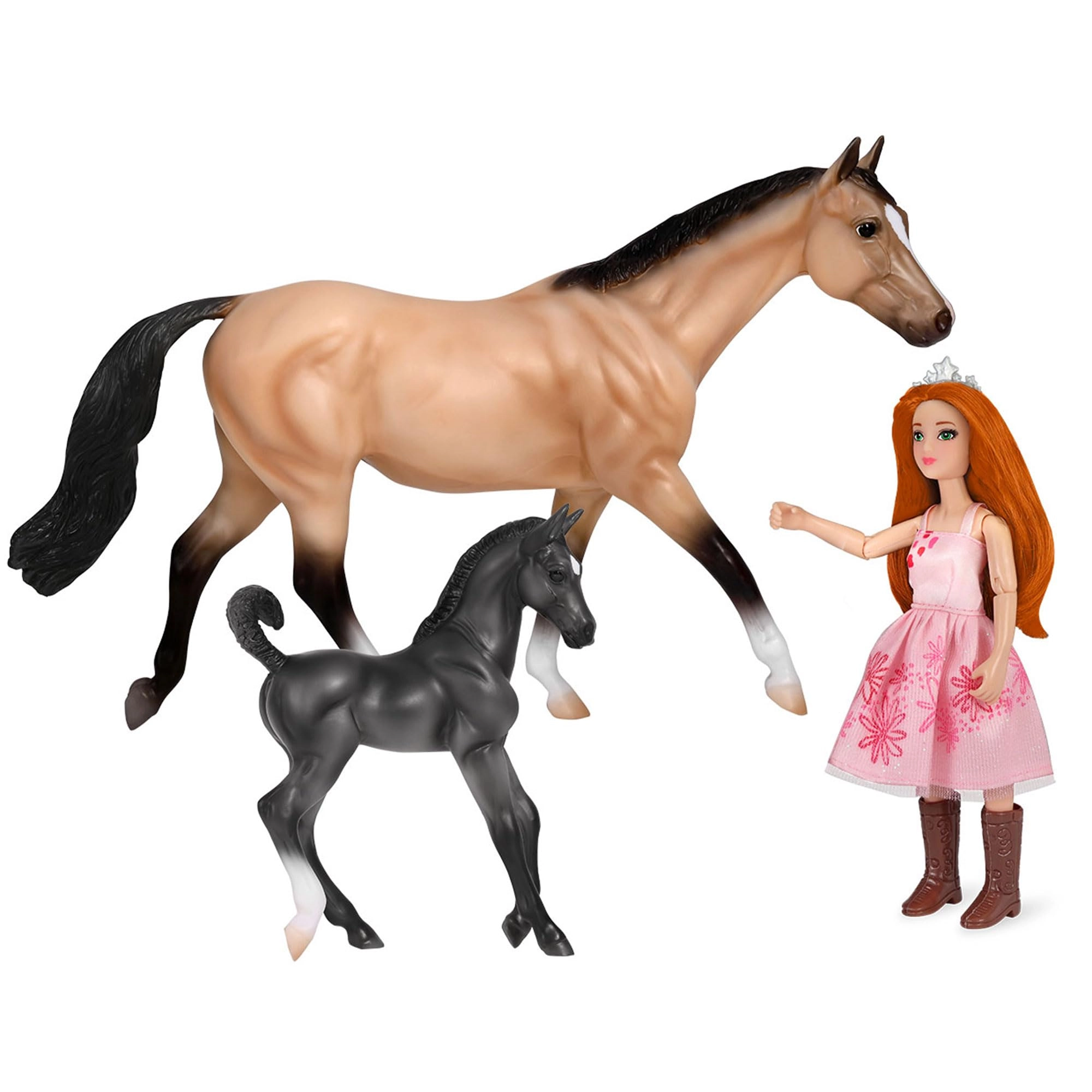 Breyer Freedom Series Birthday at the Barn - Sarah + Betsy + Boots (B-FS-10255) 3 pcs
