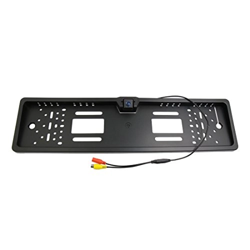 Wireless CMOS Car License Plate Frame Rear View Reversing Backup Parking Camera + 4.3Inch Monitor