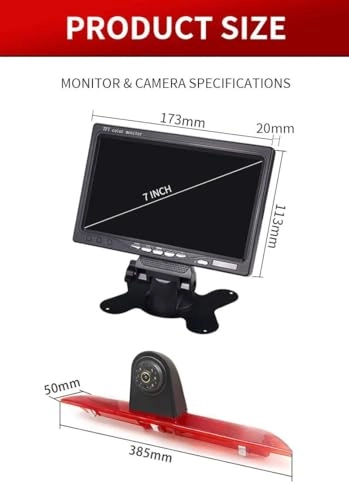 AHD 1080P Brake Light Reverse Camera - Night vision