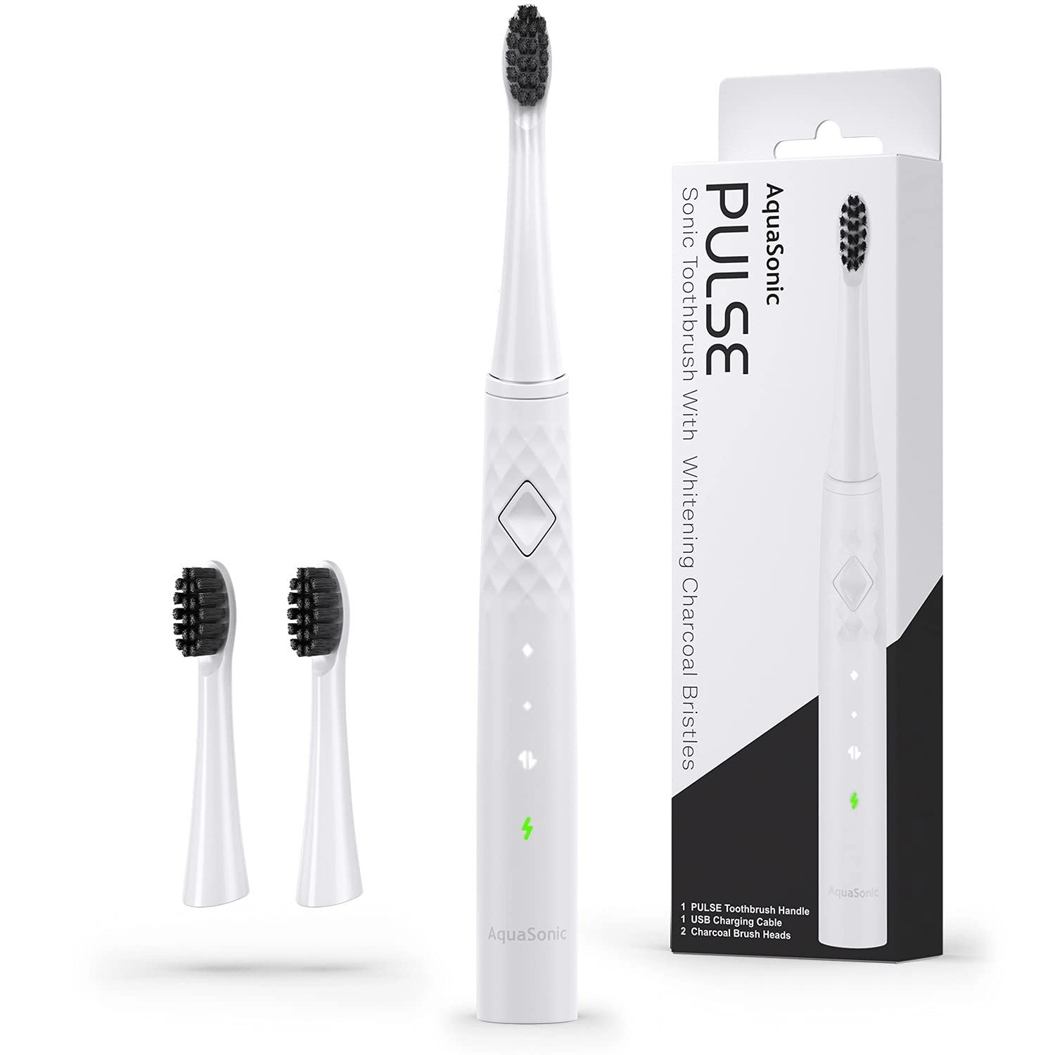 Pure Daily Care AquaSonic Pulse - Ultra Whitening Activated Charcoal 45 Days
