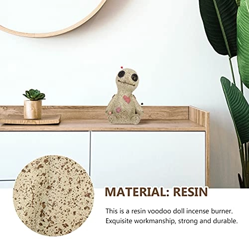 Voodoo Doll Cone Burner - Resin