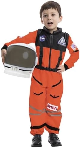 Spooktacular Creations Astronaut NASA Pilot Costume - Kids Toddler ( 3 - 4 yrs), Small ( 5 – 7 yrs), Medium ( 8- 10 yrs), Large ( 10- 12 yrs) and X Large ( 12- 14 yrs)