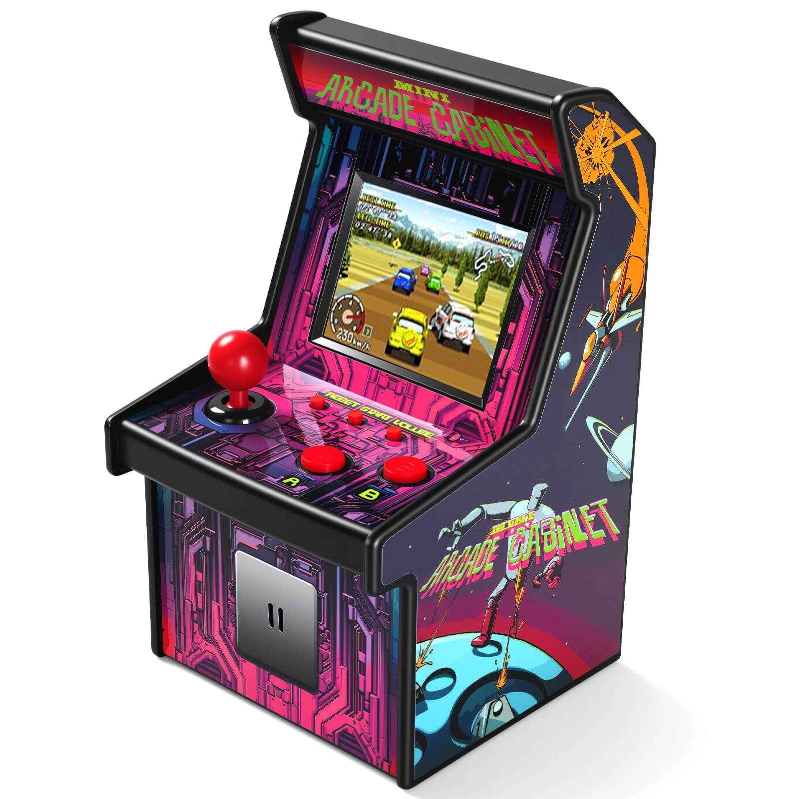 eduboy 16 Bit Mini Arcade Machine - Handheld 2.5 Inches 220 Games