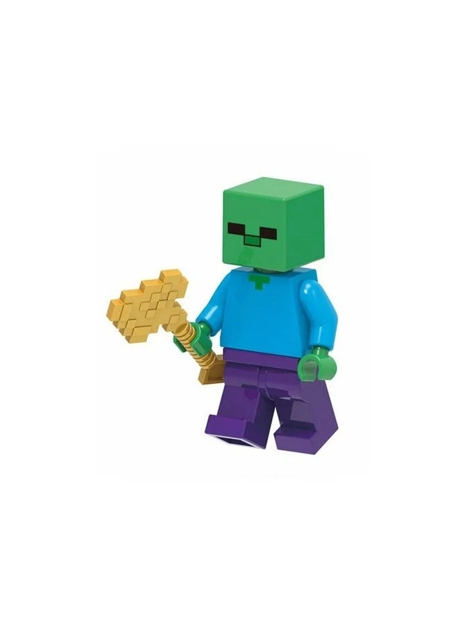 Minecraft - Steve + Alex + Zombie + Iron Golem + Skeleton + Enderman