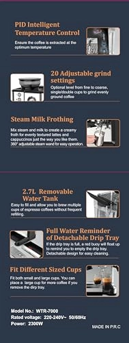 Barista Express - WTR-7000- 2.7L Removable Tank