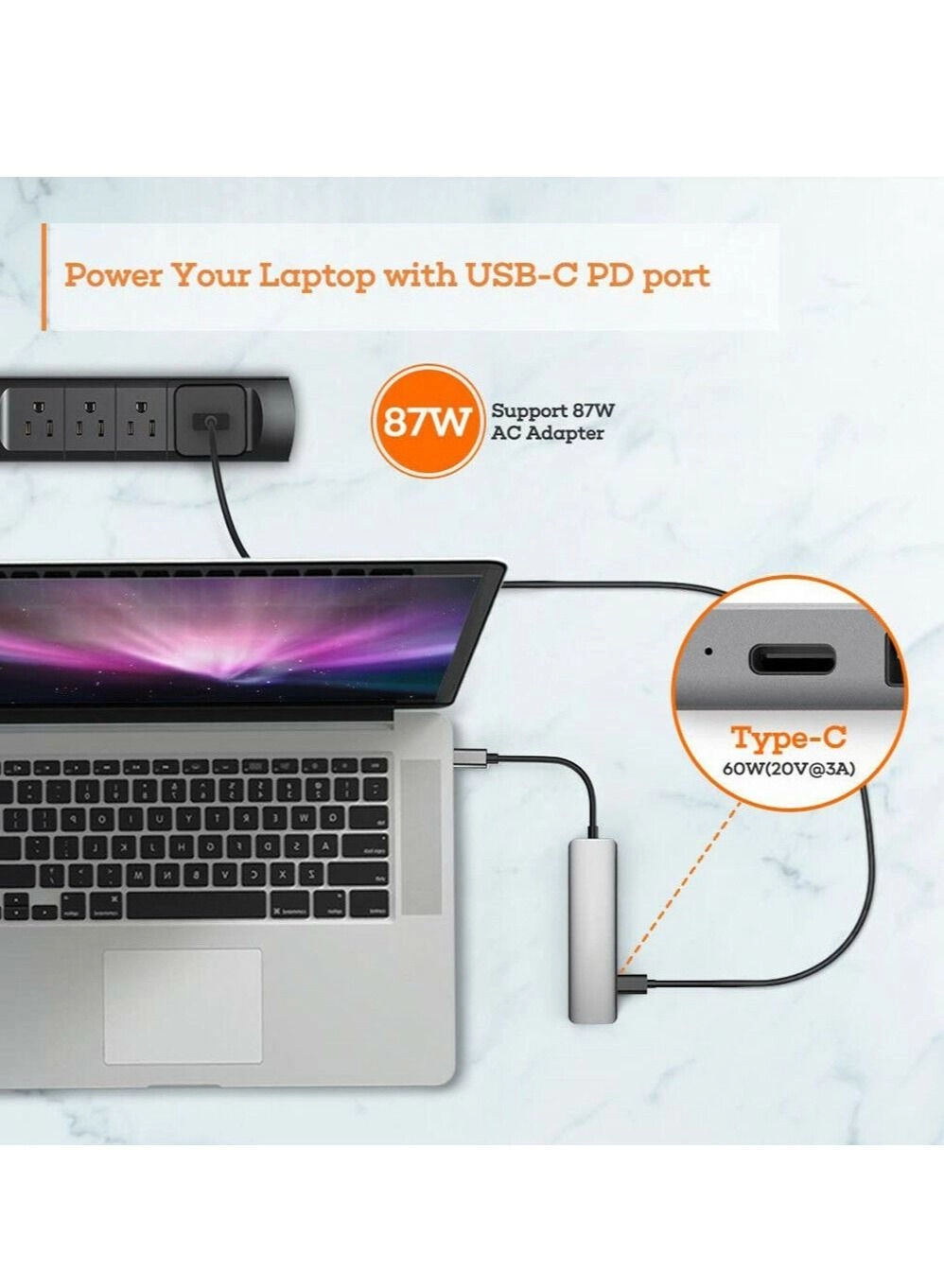 USB-C Hub - 6 in 1 4K