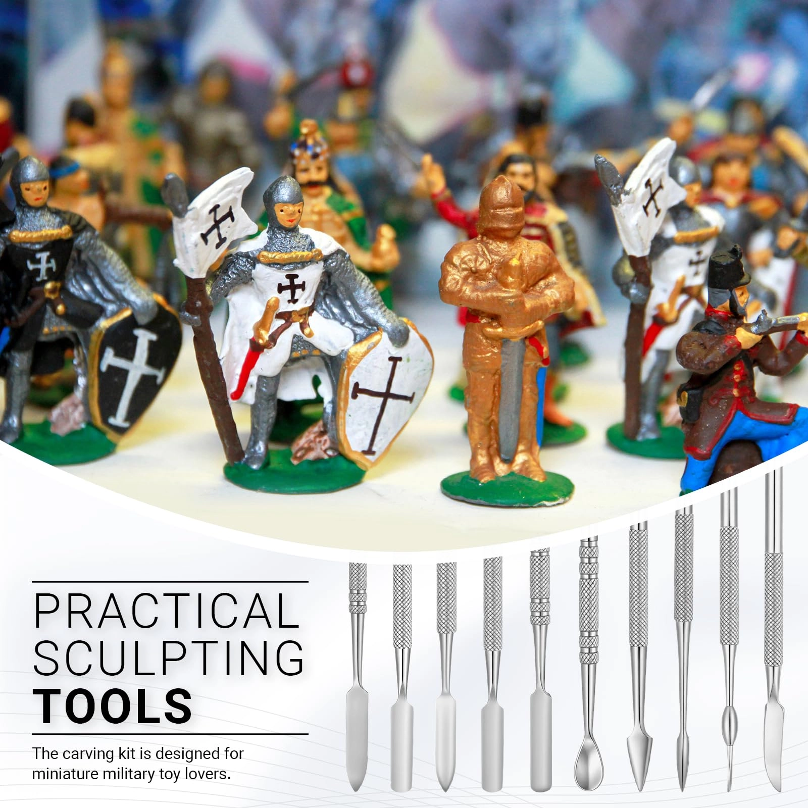 Sculpting Tools - stainless steel 10 Pcs