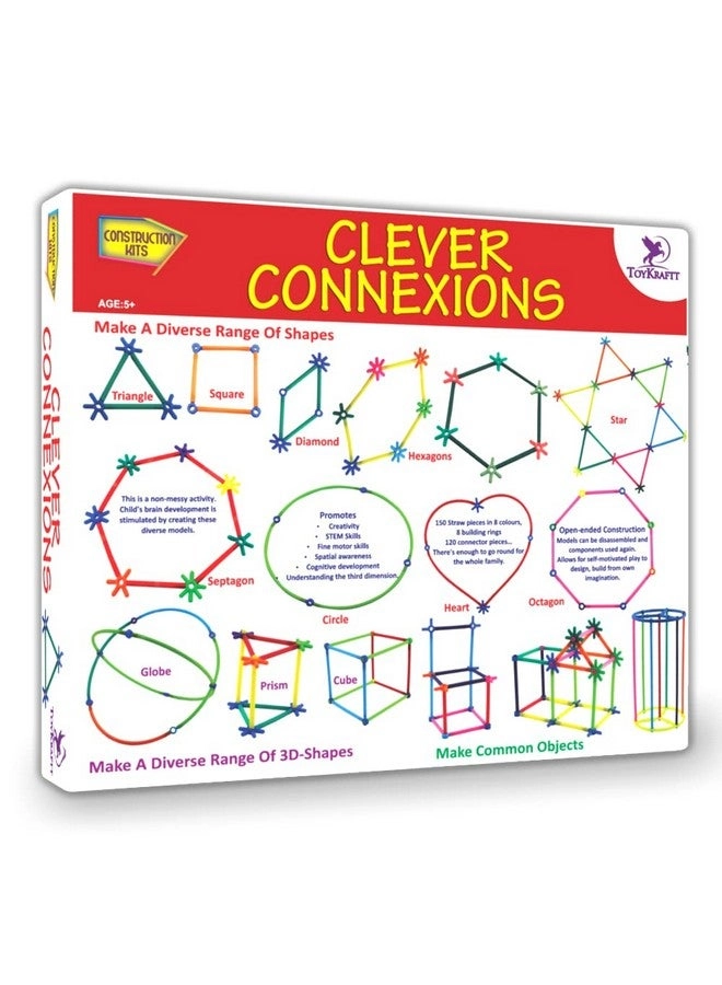ToyKraft Clever Connections - Construction 275 pcs
