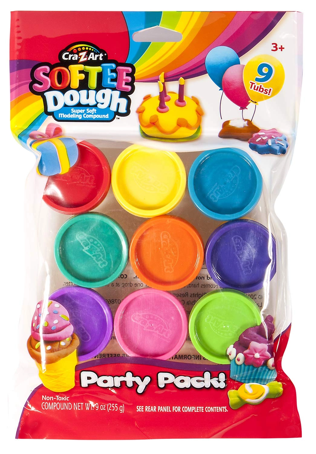 Cra-Z-Art Softee Dough - 9 pcs Party Pack
