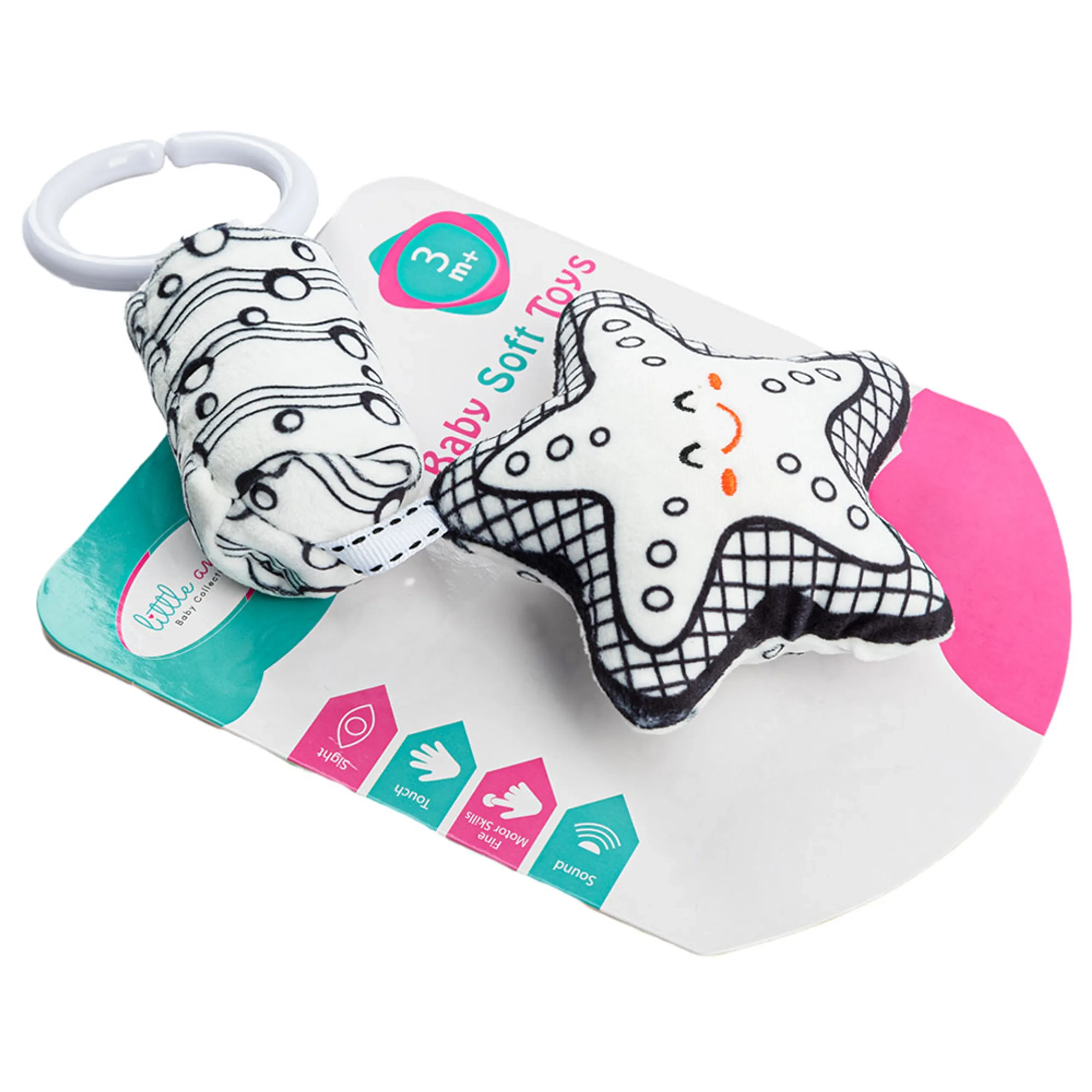 Baby Stroller Plush Hanging Mobile Rattle Toy - Suitable for 3 months and above