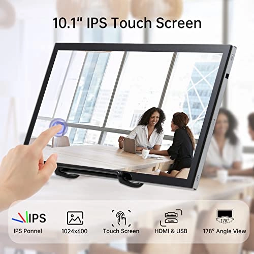 Raspberry Pi Touchscreen Monitor - HCIK101V.CC 10.1 Inches 1024x600