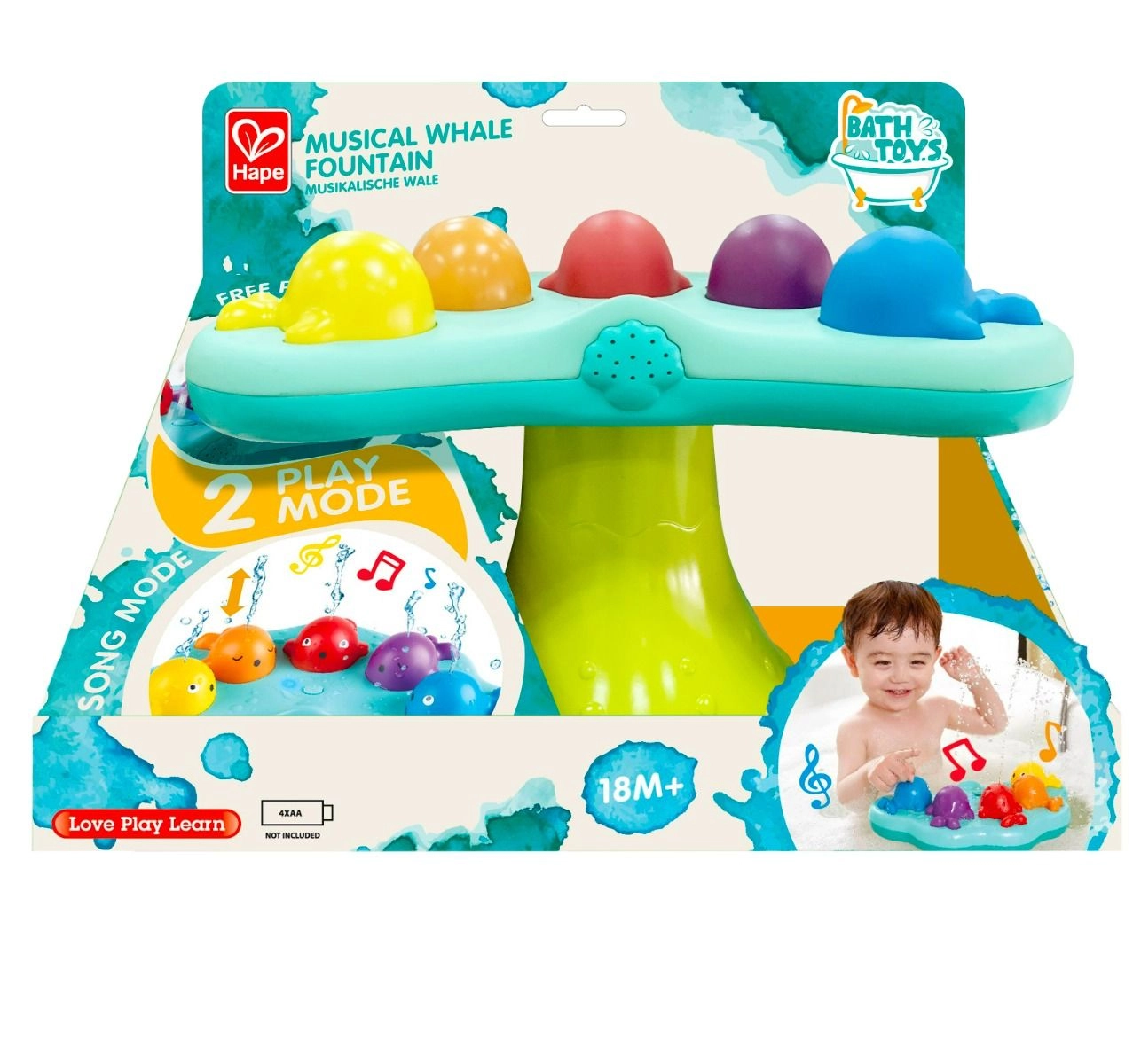 Musical Whale Fountain - 18 Months