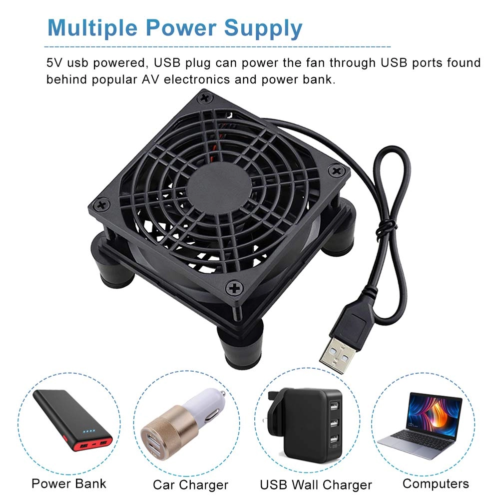 Router Fan Cooler - 80mm