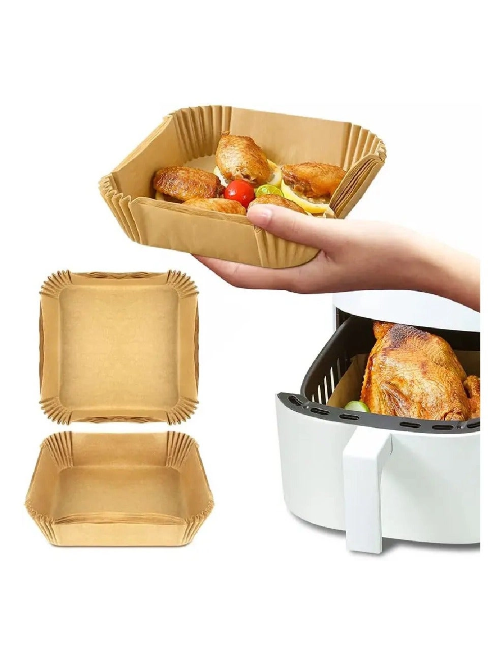 Air Fryer Paper Liners - food-grade parchment paper 100 piece(s)