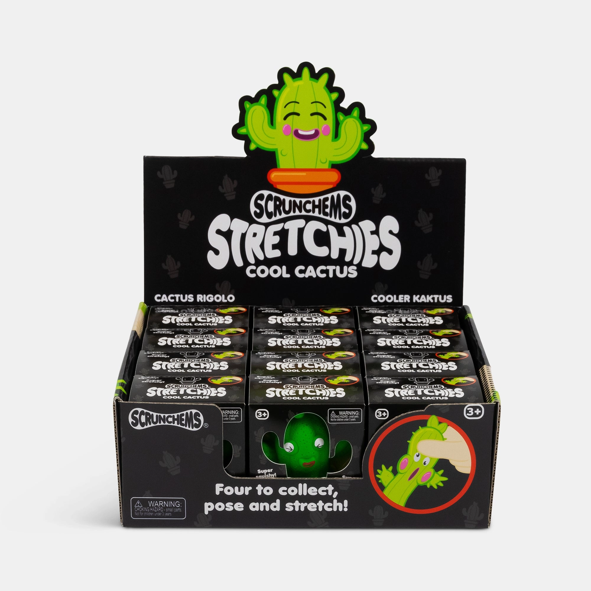 BORDERS Scrunchems Stretchies Cool Cactus Assortment - 9 cm 2 pieces