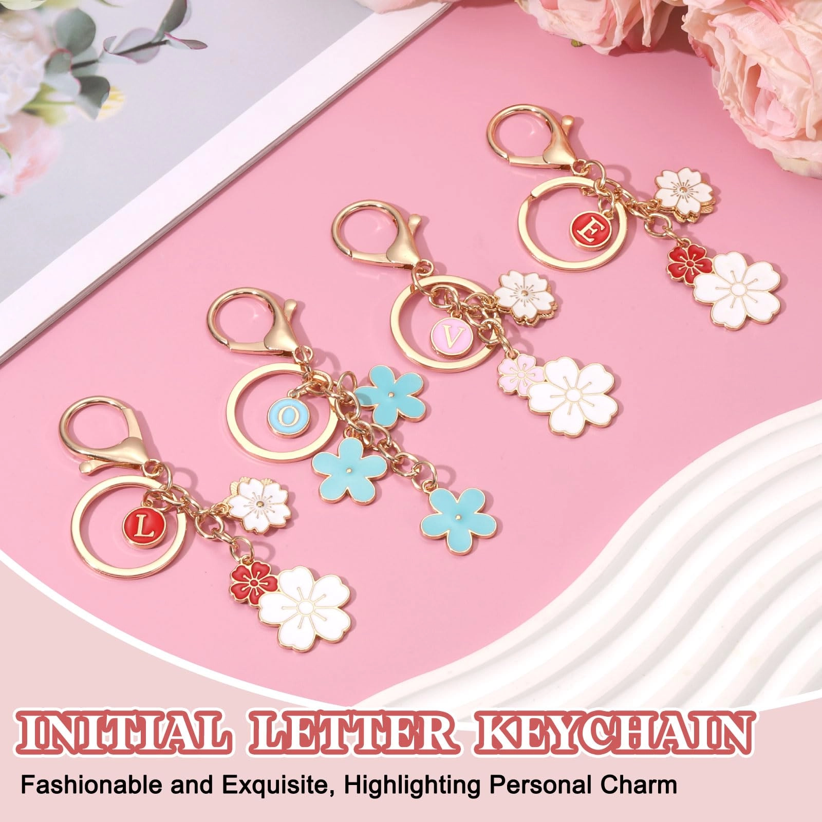 Initial Keychain - Letter