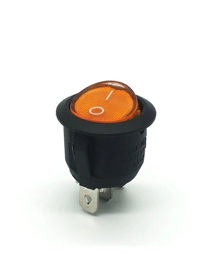 KNP KCD2 - 6A 250V On-Off Round Rocker Switch