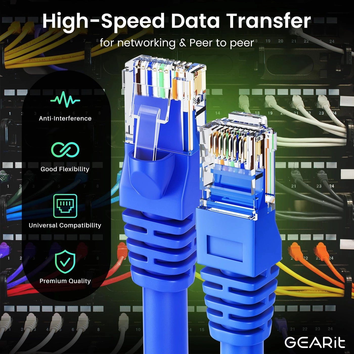 Cat6 Ethernet Cable - 6 ft Pack