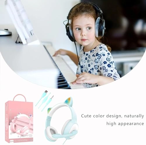 Cat Ear Wired Headphone