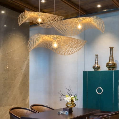 Bamboo Pendant Light - 45 cm 100 cm E27