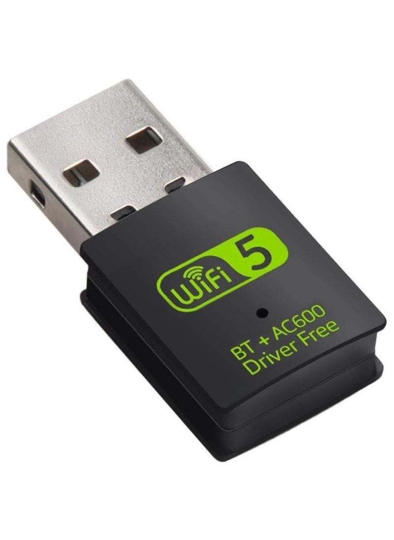 AL RAID USB WiFi Bluetooth Adapter - 600Mbps Dual Band 2.4/5Ghz