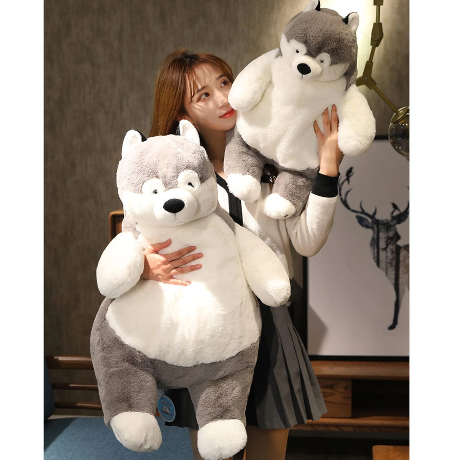 Husky Weighted Plush 43 cm