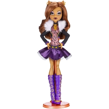 Clawdeen Wolf Fashion Doll - Pet Dog Crescent Accessories Ages 4+
