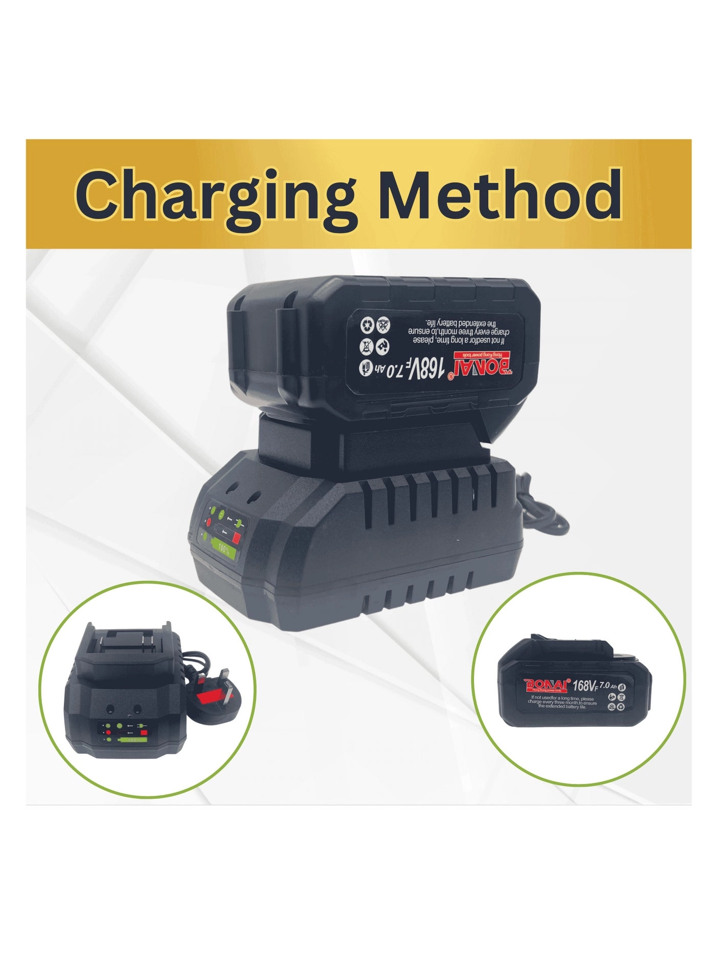 168VF Lithium Electric Drill - 168 Ampere-hour