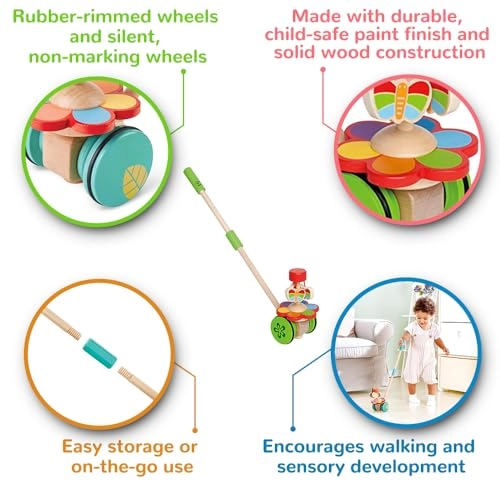 Dancing Butterflies - 12 Months Wooden