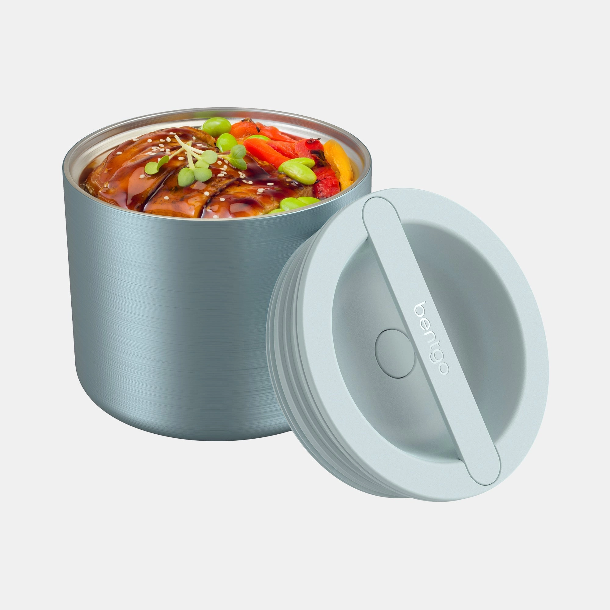 Stainless Steel Insulated Food Lunch Box - Carbon Black 2.4 cups / 19 oz / 560 ml