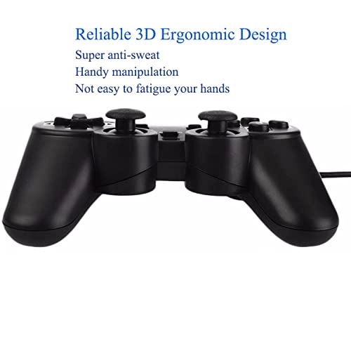 USB Wired Game Controller - Windows PC Raspberry Pi Steam Roblox RetroPie RecalBox