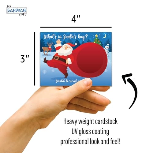 Santa's Bag Holiday Scratch Off Game Cards - English 26 Adult