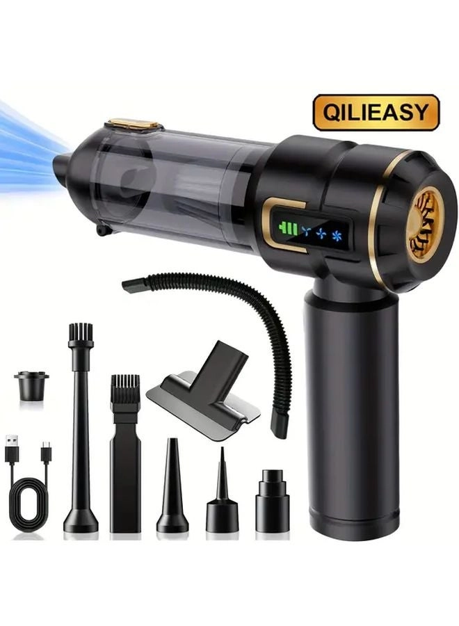 4-in-1 Wireless Handheld Vacuum Cleaner - 2000mAh