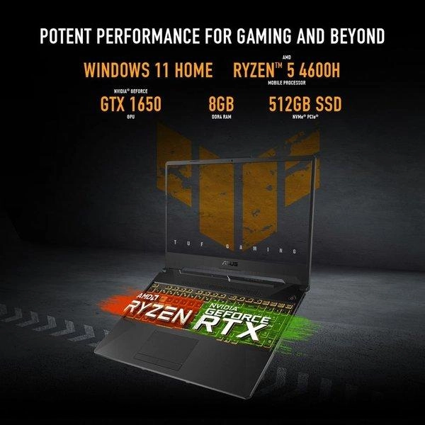 TUF Gaming A15 FA506IHR-HN019W - 15.6'' Ryzen 5 8GB DDR4 512GB SSD