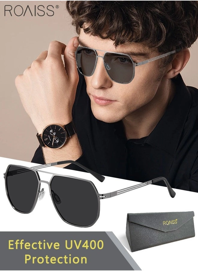 roaiss Aviator Sunglasses - 58 mm Black