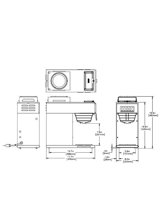 VP17A-2 - 12-cup 2 Warmers