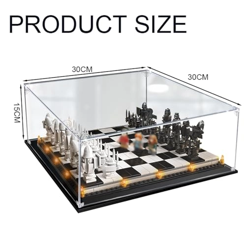 Acrylic Display Case - 30 x 30 x 15 cm Crystal Clear