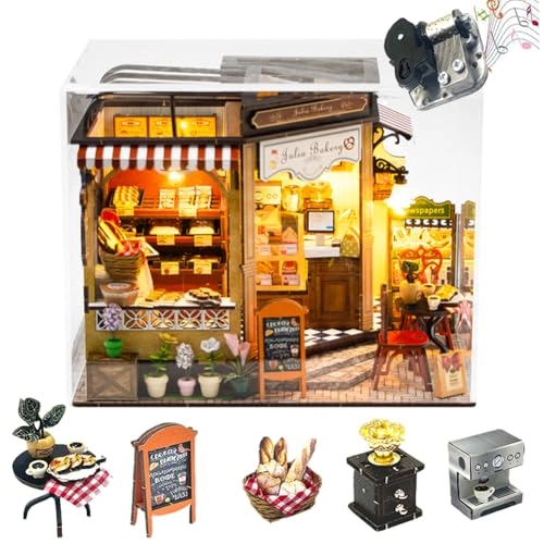 DIY Miniature House Kit - Bakery Shop